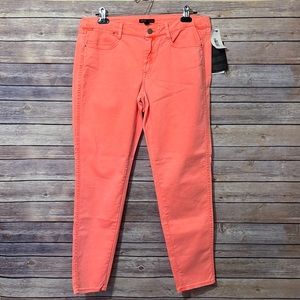 ⭐️ MNG Mango Size 12 Orange Crop Denim Jeans G4